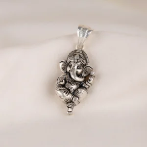 Silver Ganesha Pendant