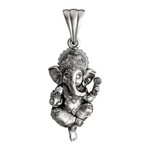 Silver Ganesha Pendant
