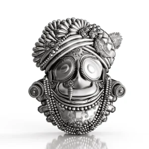 Sacred Lord Jagannath Silver Pendant